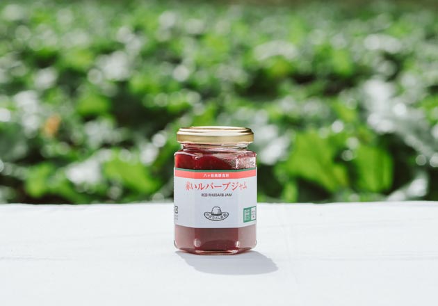 赤いルバームジャム